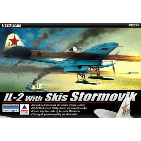 ACADEMY 12286 IL-2 STORMVIK W/SKIS