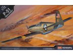 Academy 1:72 North American P-51 Mustang North Africa z Jeep
