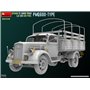 Mini Art 1:35 GERMAN 3T CARGO TRUCK 3.6-36S MID PRODUCTION - PMQ600-TYPE