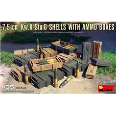 Mini Art 1:35 7.5CM KW.K STU.G SHELLS W/AMMO BOXES