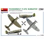 Mini Art 1:48 Thunderbolt P-47D Bubbletop - W/BASE AND ACCESSORIES