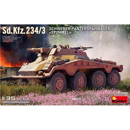 Mini Art 53001 Sd.Kfz.234/3 Schwerer Panzerspahwagen Stummell