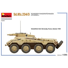 Mini Art 1:35 Sd.Kfz.234/3 Schwerer Panzerspahwagen Stummell