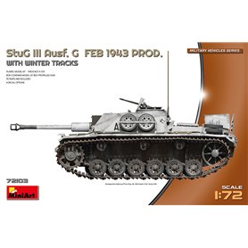 Mini Art 72103 StuG III Ausf. G Feb 1943 Prod. w/ Winter Tracks