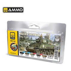 Ammo of MIG Zestaw farb M4A3E8 SHERMAN EASY EIGHT SET