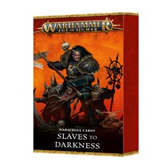 WARSCROLL CARD Slaves To Darkness