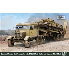 IBG 1:72 Scammell Pioneer - TANK TRANSPORTER W/TRCU30 TANK TRAILER + Crusader Mk.I/II 