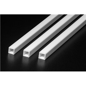 Tamiya Profile polistyrenowe PLASTIC BEAMS 8MM SQUARE TUBE - 3szt.