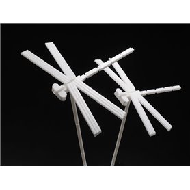 Tamiya Profile polistyrenowe PLASTIC BEAMS 8MM SQUARE TUBE - 3szt.
