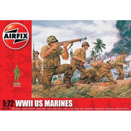Airfix 1:72 US Marines / WWII | 44 figurines | 