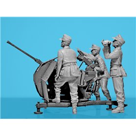 ICM 35718 2cm Flak 38 with Crew