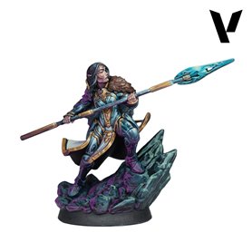 Vallejo Zestaw farb DARK FUTURE PAINT SET - 12 farb + figurka Kiranti