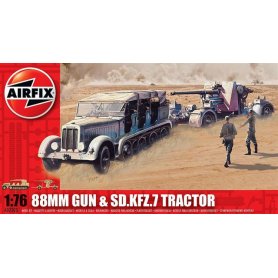 Airfix 1:76 88mm gun and Sd.Kfz.7 tractor