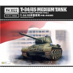 Flyhawk 1:72 T-34/85 - MEDIUM TANK - CHINESE PEOPLE VOLUNTEERR ARMY