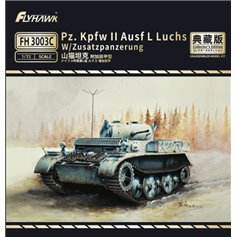 Flyhawk 1:72 Pz.Kpfw.II Ausf.L Luchs W/ZUSATZPANZERUNG - COLLECTORS EDITION 