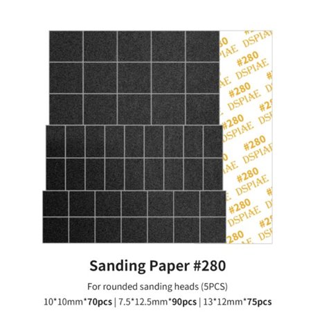 DSPIAE MSP-ES02 Sanding Paper 280 Grit