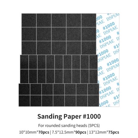 DSPIAE MSP-ES10 Sanding Paper 1000 Grit