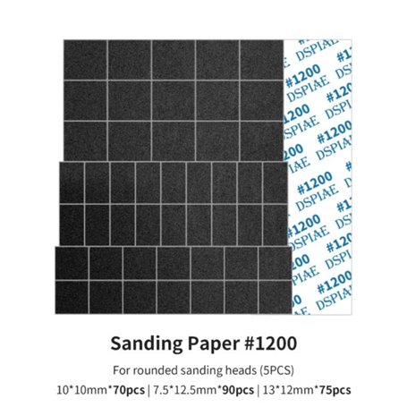 DSPIAE MSP-ES12 Sanding Paper 1200 Grit