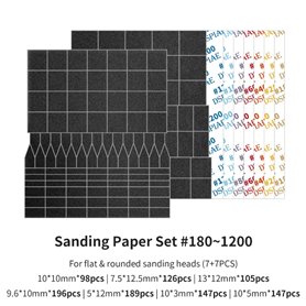 DSPIAE MSP-ESS Sanding Paper Set 180-1200 Grit