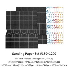 DSPIAE Papier ścierny SANDING PAPER - gradacja 180-1200