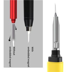 DSPIAE PT-TH01 PRO WING Tungsten Steel Push Broach (Red)