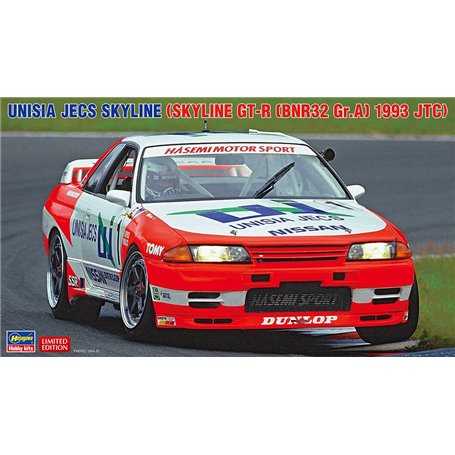 Hasegawa 20705 UNISIA JECS Skyline (Skyline GT-R (BNR32 Gr.A) 1993 JTC)