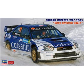 Hasegawa 20707 Subaru Impreza WRC 2005 "2006 Swedish Rally"