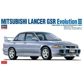 Hasegawa 20708 Mitsubishi Lancer GSR Evolution III