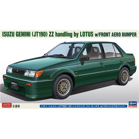 Hasegawa 20709 Isuzu Gemini (JT190) ZZ Handling by Lotus w/ Front Aero Bummper