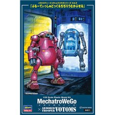 Hasegawa 1:35 MECHATROWEGO VOTOMS COLLAB SERIES VOL.2 - BRUTISHDOG AND DILIDIUMCAPSULE