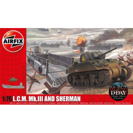 Airfix 1:76 L.C.M. Mk.III and M4 Sherman
