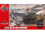 Airfix 1:76 L.C.M. Mk.III and M4 Sherman
