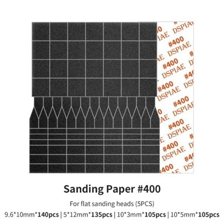 DSPIAE Papierki ścierne SANDING PAPER - 400