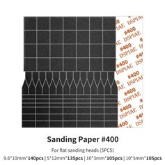 DSPIAE Papierki ścierne SANDING PAPER - gradacja 400