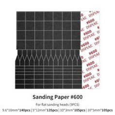 DSPIAE Papierki ścierne SANDING PAPER - gradacja 600