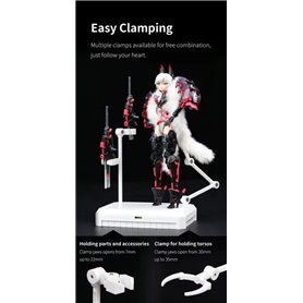 DSPIAE UMS-01WT General Purpose Model Display Stand (White)