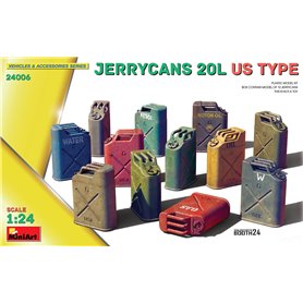 Mini Art 1:24 JERRYCANS 20L US TYPE