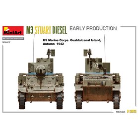 Mini Art 1:35 M3 Stuart Diesel - EARLY PRODUCTION
