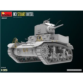 Mini Art 1:35 M3 Stuart Diesel - EARLY PRODUCTION