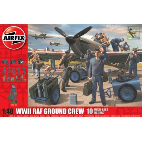 Airfix 1:48 RAF ground personnel | 10 figurines |