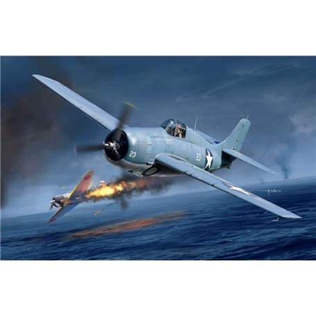 Academy 12355 USN F4F-4 Wildcat "Battle of Midway" - 1/48