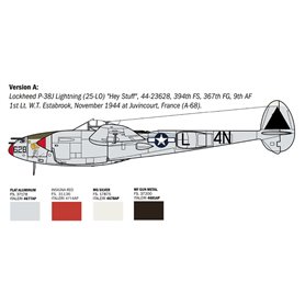Italeri 1:48 Lockheed P-38J - EUROPEAN THEATER OF OPERATIONS