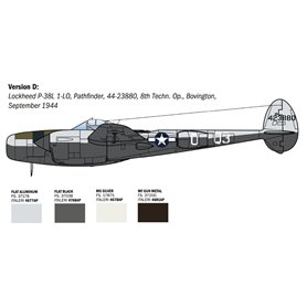 Italeri 1:48 Lockheed P-38J - EUROPEAN THEATER OF OPERATIONS