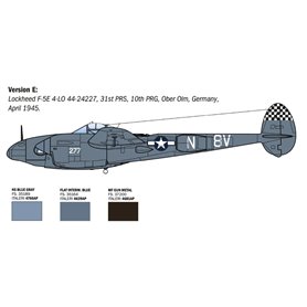 Italeri 1:48 Lockheed P-38J - EUROPEAN THEATER OF OPERATIONS