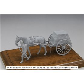 Fine Molds FM60 Imperial Japanese Army Military Horse Transport Set Type 39 Transport Wagon Ko