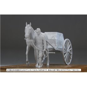 Fine Molds FM60 Imperial Japanese Army Military Horse Transport Set Type 39 Transport Wagon Ko