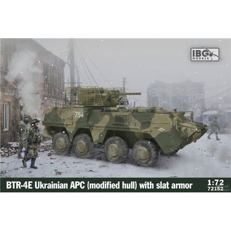 IBG 72152 BTR-4E Ukrainian APC (Modified Hull) with Slat Armor