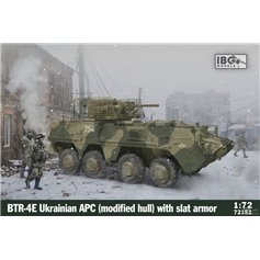 IBG 1:72 BTR-4E - UKRAINIAN APC - MODIFIED HULL W/SLAT ARMOR 