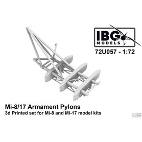 IBG 72U057 Mi-8/17 Armament Pylons 3D Printed Set