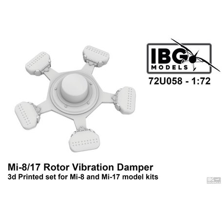 IBG 72U058 Mi-8/17 Rotor Vibration Damper 3D Printed Set